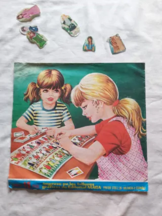 Álbum de cromos niña coleccion 1975