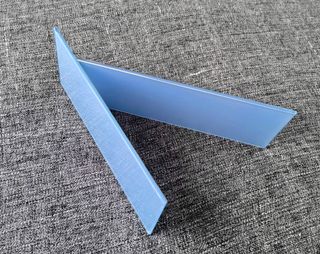 Pack de dos baldas de vidrio en color azul