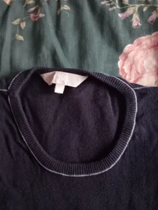 Maglione uomo nero con toppe