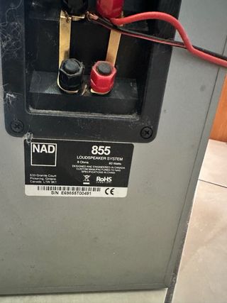 Altavoces NAD 855 Gris