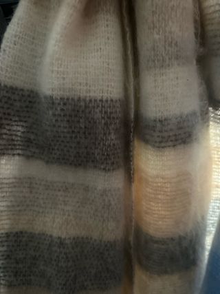 Bufandas de punto a rayas