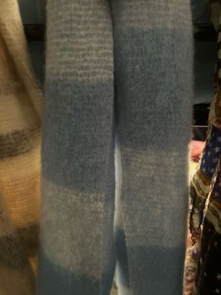 Bufandas de punto a rayas