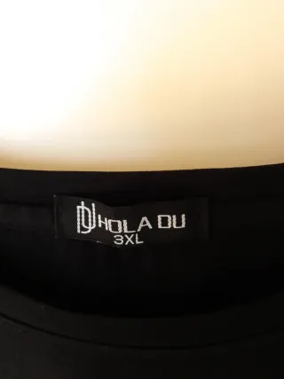 Camiseta Oversize negra "Los Ángeles"