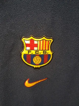 Sudadera polar Barça Nike azul