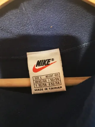 Sudadera polar Barça Nike azul