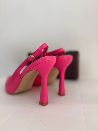 Décolleté Bellamica rosa tacco 11 cm