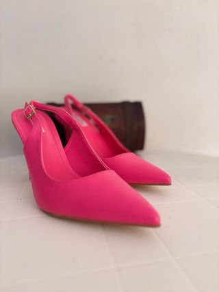 Décolleté Bellamica rosa tacco 11 cm