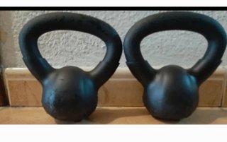 2 PESAS RUSAS DE 4kg kettlebells 4KG