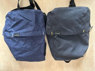 2 Mochilas Xiaomi Azul y Gris