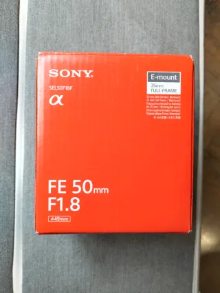Obiettivo Sony FE 50mm f/1.8 Full Frame
