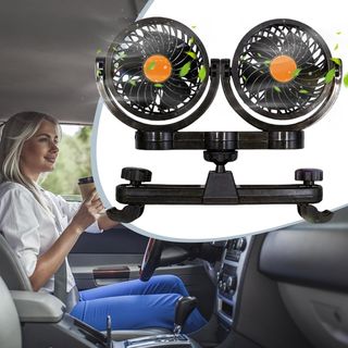 Ventilador Doble Coche ABS Portátil