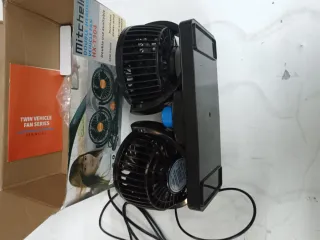 Ventilador Doble Coche ABS Portátil