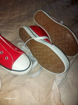 Sneakers donna con tacco rosso