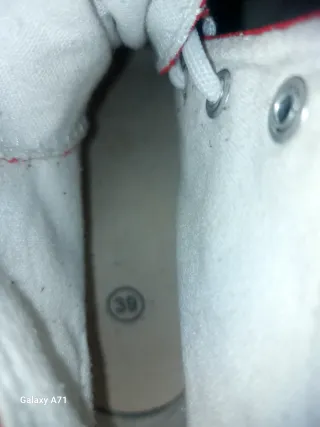 Sneakers donna con tacco rosso