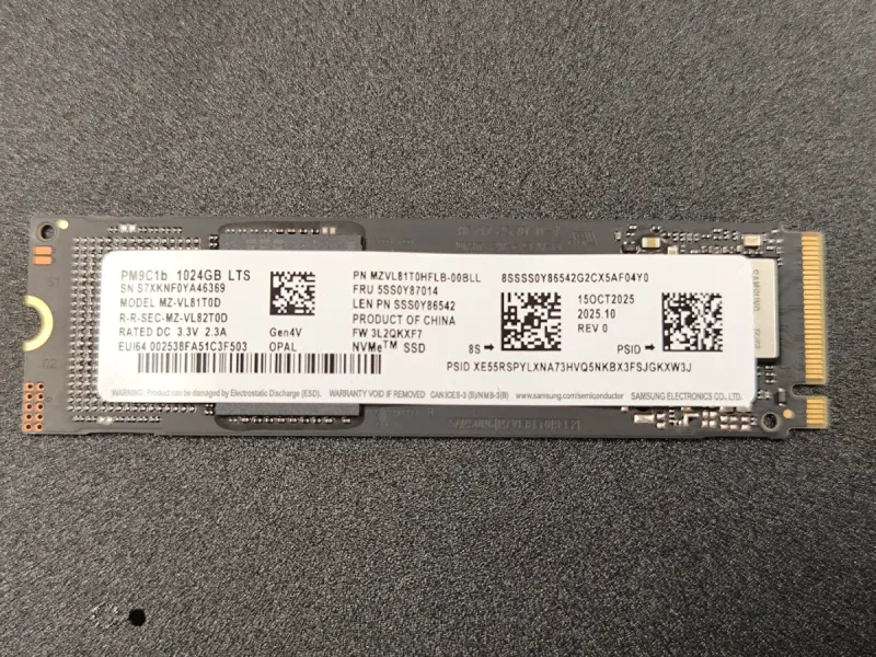 Disco SSD Samsung PM9C1b 1TB NVMe Gen4 M.2 - ¡NUEVO! afbeelding 2