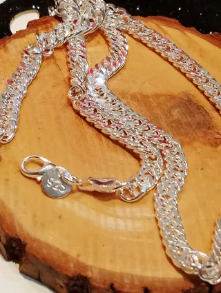 Cadena Plata Eslabón 50cm