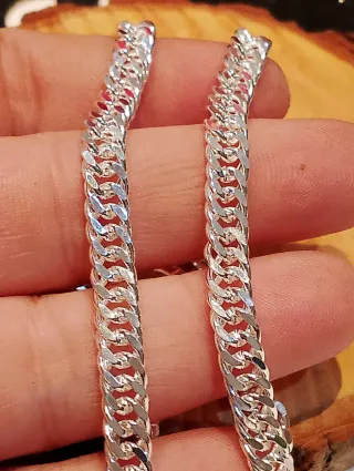 Cadena Plata Eslabón 50cm