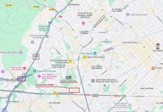 Local comercial en venta en La Maternitat i Sant Ramon en Barcelona