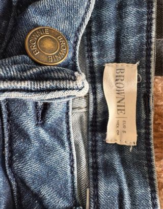 Pantalones cargo vaqueros acampanados