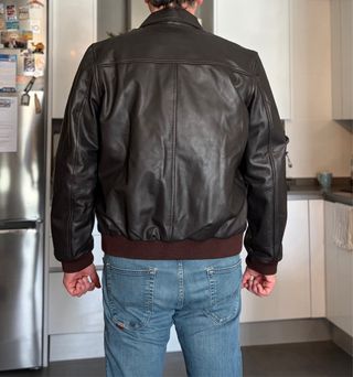 Chaqueta Piel Cordero Hombre Nueva