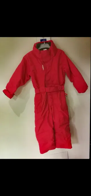 Mono Nieve Oxylane Niño Rojo