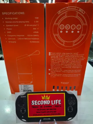 Altavoz BT Portátil T&G