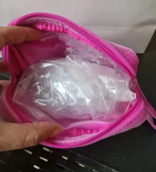 Pochette Valentino Garavani Rosa Velluto