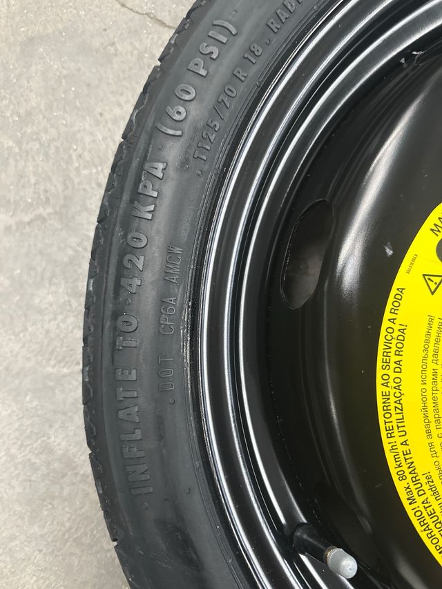 Rueda de repuesto temporal Seat Leon Cupra