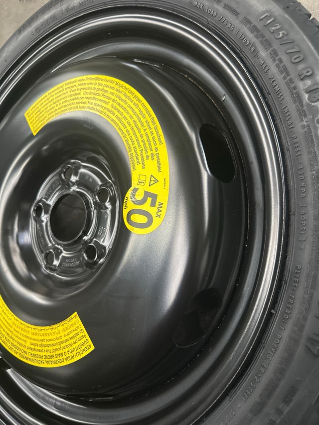 Rueda de repuesto temporal Seat Leon Cupra