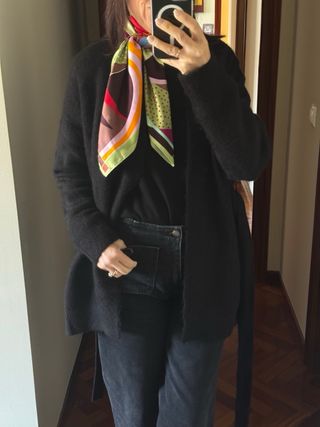 Chaqueta Adolfo Dominguez Negra Talla M