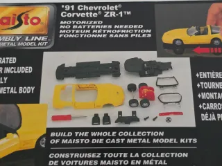Maisto Corvette ZR-1 1991 Kit Metal