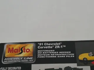 Maisto Corvette ZR-1 1991 Kit Metal