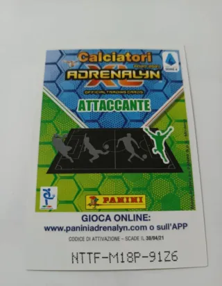 Lotto 3 carte Adrenalyn varie collezioni