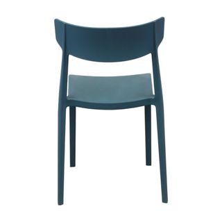 Sedia da Esterno in Polipropilene Blu Moderna