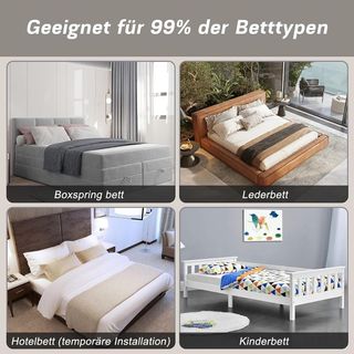 Barandilla Cama Portátil 150cm Gris