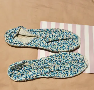 Alpargatas mujer flores hechas en España