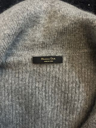 Jersey Massimo Dutti Gris Talla S