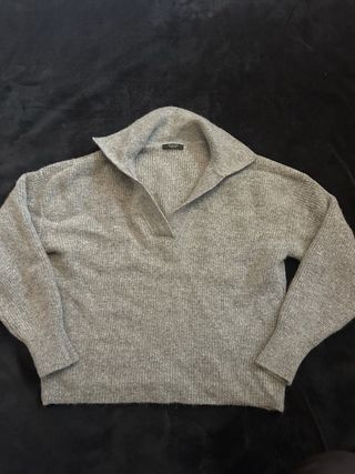 Jersey Massimo Dutti Gris Talla S