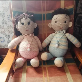 Muñecos crochet personalizados