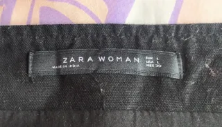 Minifalda Zara Bordada Talla L