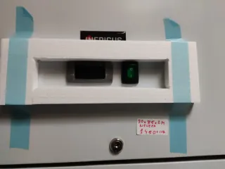 NEVERA VERTICAL 1 PUERTA 350W 600L