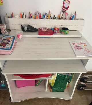 Escritorio infantil/juvenil blanco