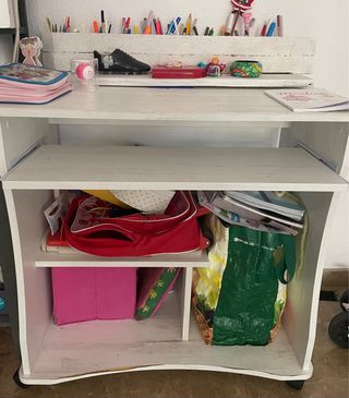 Escritorio infantil/juvenil blanco