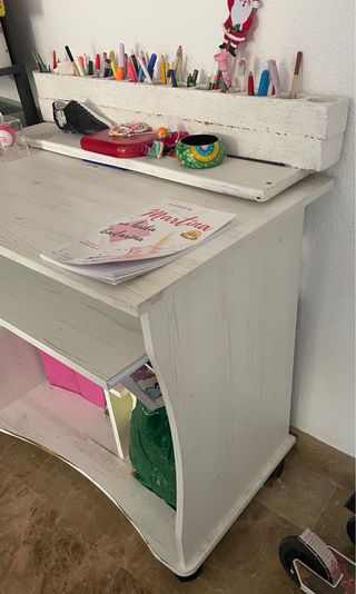 Escritorio infantil/juvenil blanco
