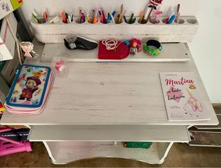 Escritorio infantil/juvenil blanco