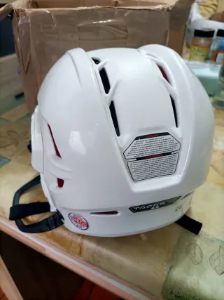 Casco Hockey CCM Blanco