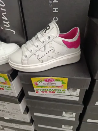 Sneakers Bimba Richmond bianche rosa