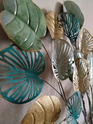 Árbol Decorativo Metal Esmaltado Pared