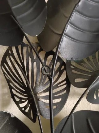 Árbol Decorativo Metal Esmaltado Pared