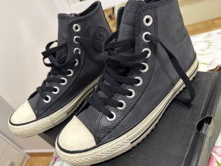 Converse Piel Negras Talla 40 3M insulation